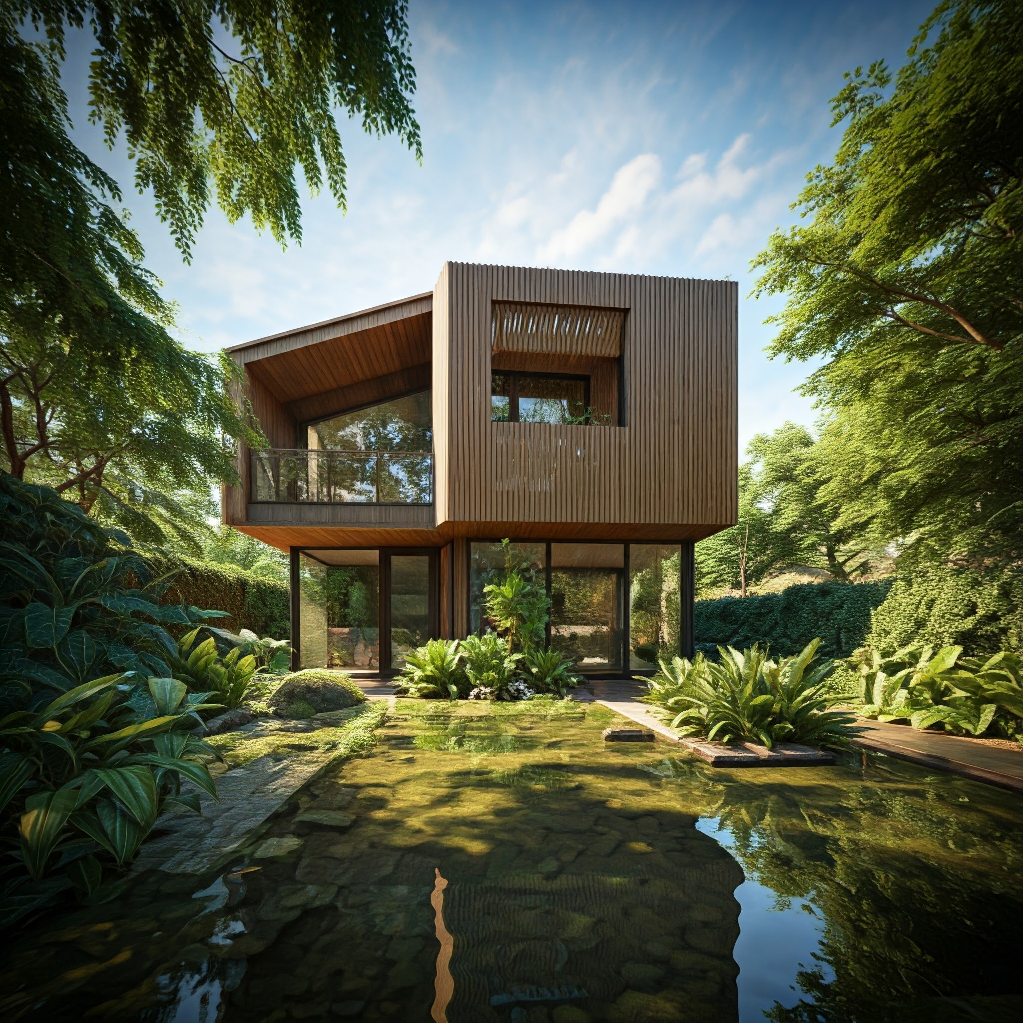 Bytyk villa — Bytyk configuration BYT-09, architectural render.